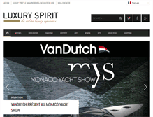 Tablet Screenshot of luxury-spirit.com